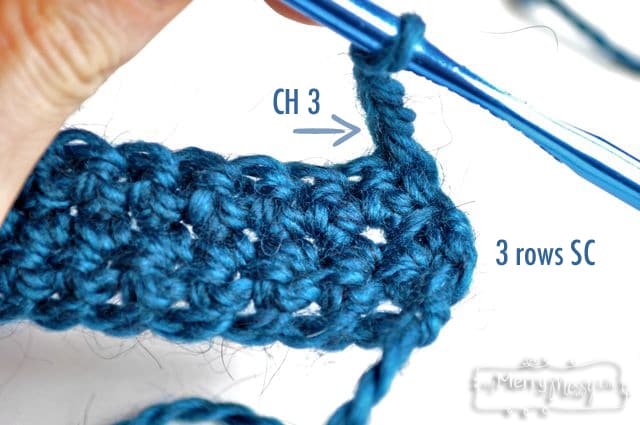 Crochet Cozy Cowl - Photo Tutorial - Step 1