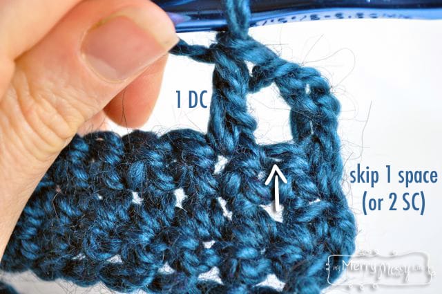 Crochet Cozy Cowl - Photo Tutorial - Step 2