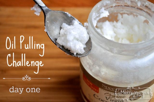 Oil Pulling Challenge – Day 1