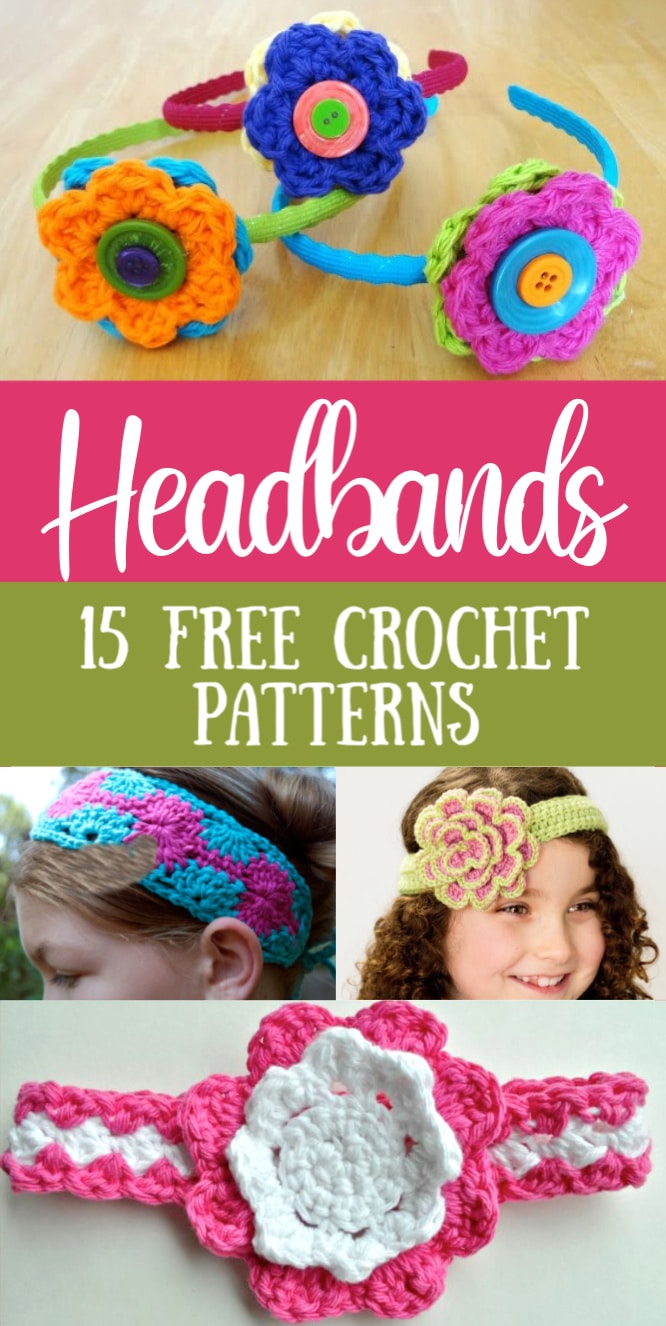 15 Free Cute Crochet Headband Patterns