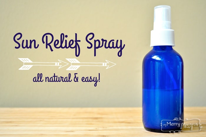 DIY Sun Relief Spray with All Natural Ingredients - Super Easy!