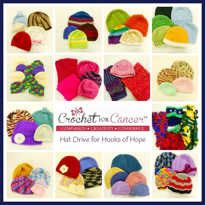 Crochet for Cancer - Hat Donations - Fourth Collage
