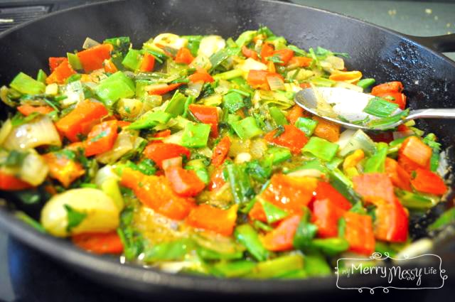 Huevos Rancheros Sizzling on the Stove