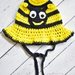 Free Crochet Pattern for a Bumblebee Sun Hat in All Sizes