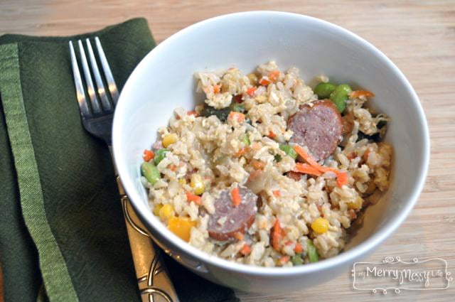 Kielbasa Fried Rice - Real, Healthy, Easy and Delicious