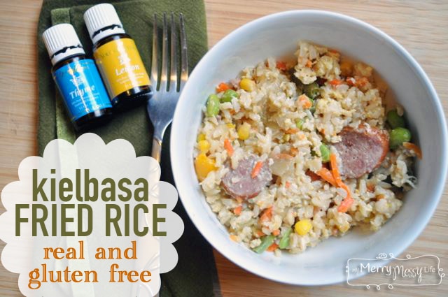 Kielbasa Fried Rice - Gluten Free, Real, Healthy, Easy and Delicious