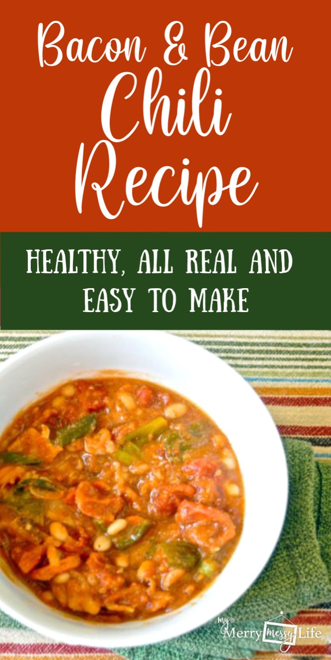 White Bean and Bacon Chili Recipe - Delicious, Nutritious and Made with All Real Food