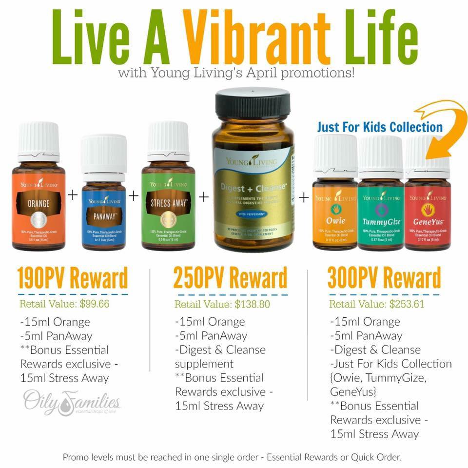 Young Living's April Promotion