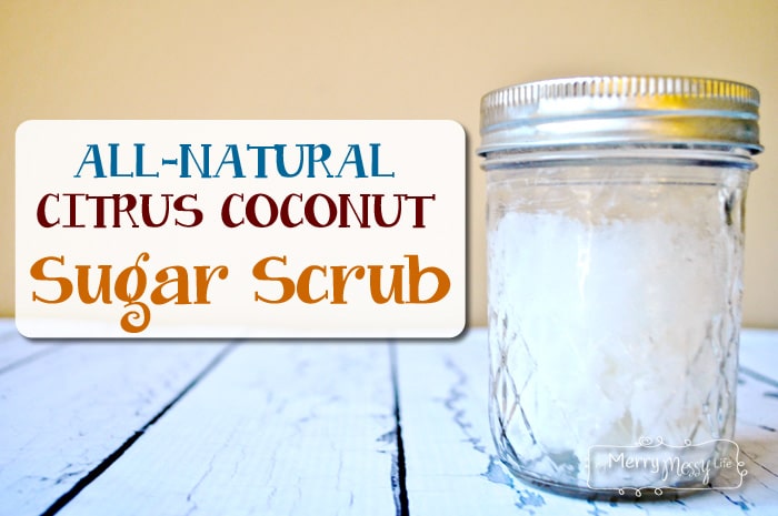 Homemade Sugar Scrub Recipe – Citrus Coconut