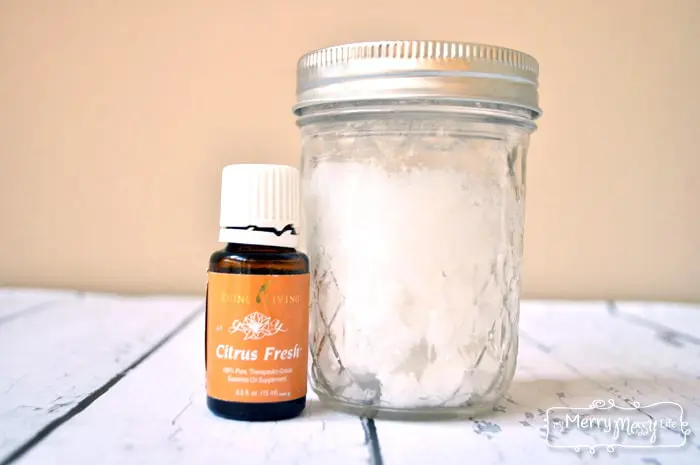 All Natural Citrus Coconut Sugar Scrub Recipe with Citrus Fresh Essential Oil Blend from Young Living