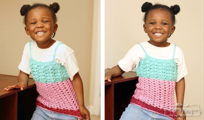 Crochet Shell Shirt - Free Pattern for Little Girls