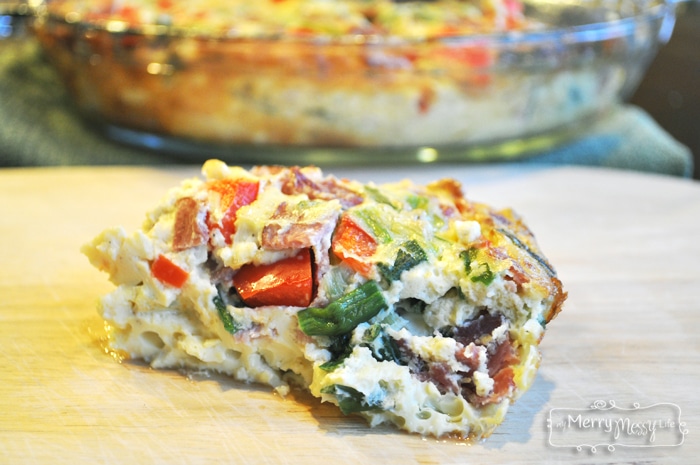 Bacon Veggie Quiche Recipe  - All Real, Super Tasty and Easy