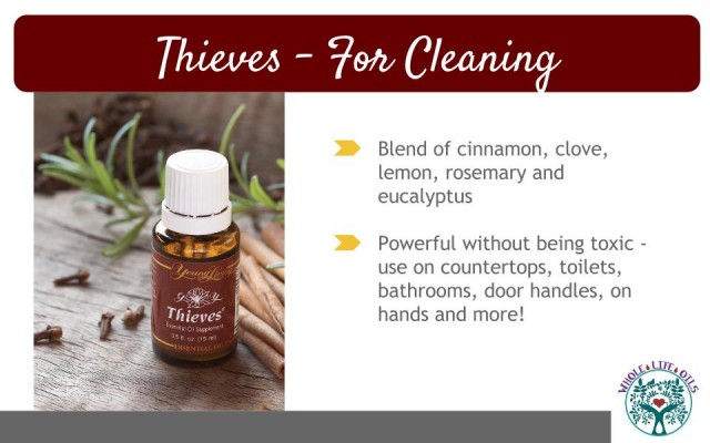 Thieves Essential Oil is Excellent for Natural, Safe Cleaning!