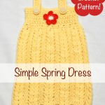 Crochet Spring Dress with Flower - Free pattern!