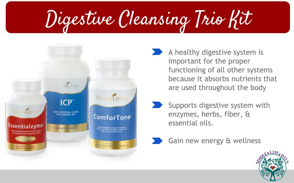 Digestive Cleansing Trio Kit from Young Living to Help with Leaky Gut Syndrome