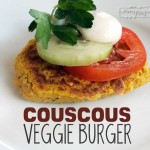 Healthy Couscous Veggie Burger Recipe
