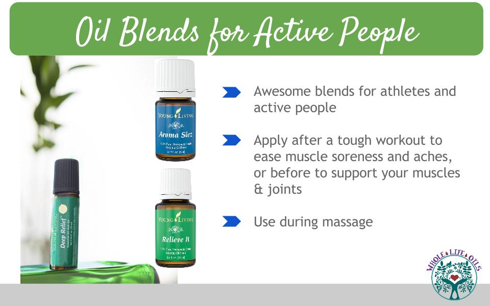 Essential Oils Blends for Active People and Athletes