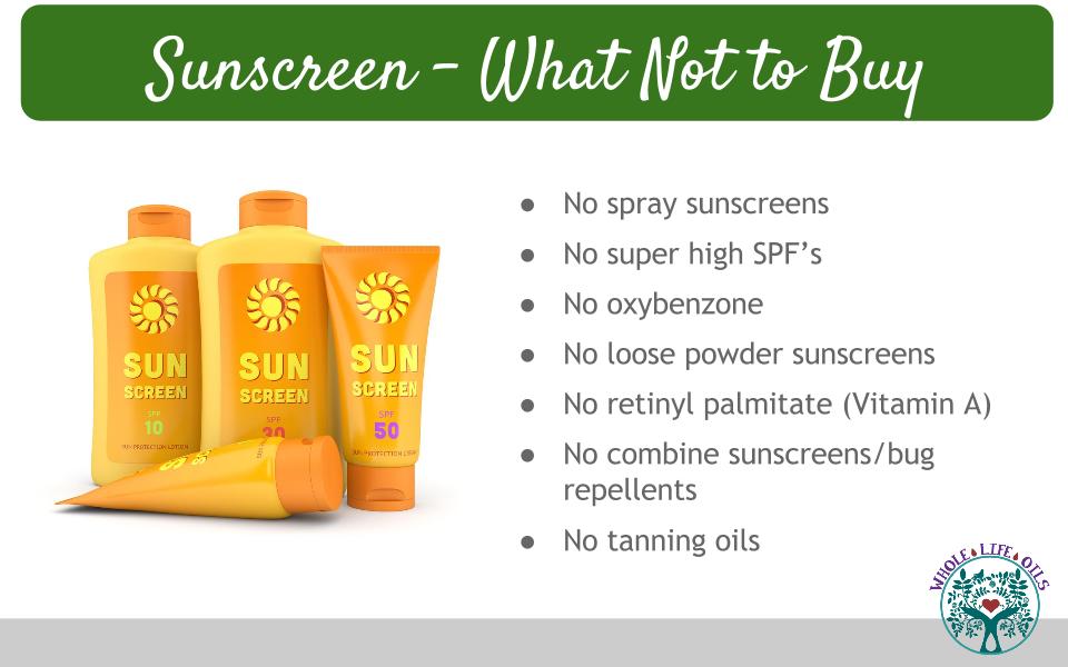 How to Buy Safe Sunscreen - What Not to Buy