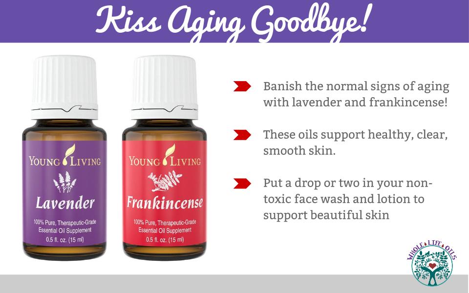 Kiss Aging Goodbye with Essential Oils like Lavender and Frankincense