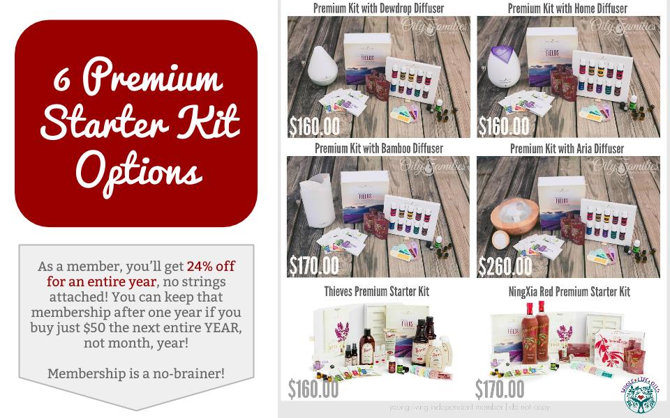 All the Options to Get Started with Young Living with a Premium Starter Kit