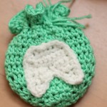 Free Crochet Pattern for a Tooth Fairy Bag - the perfect keepsake to remember this precious time!