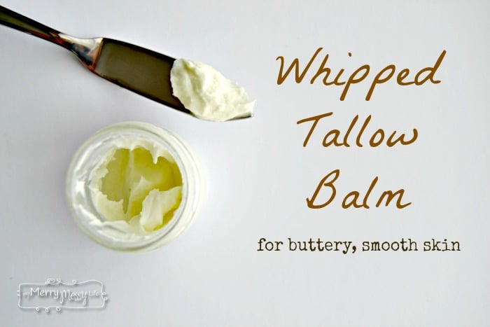 DIY Whipped Tallow Balm Recipe - for buttery, smooth skin!