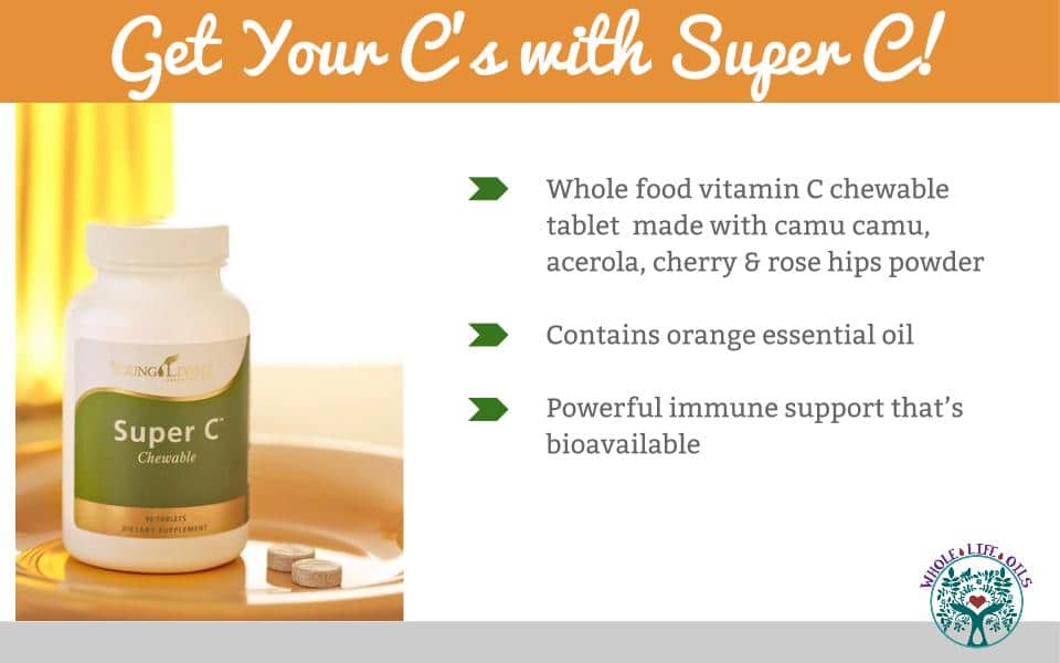 Super C Supplement - Whole Food Vitamin C Chewable tablet - all natural!