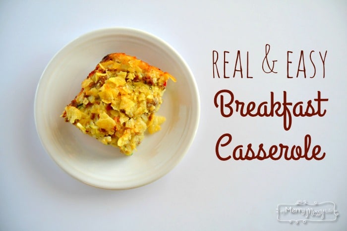 Real and Easy Breakfast Casserole Recipe