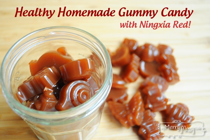 EASY Healthy Homemade Gummy Candy - Real, No Added Sugar, and with Ningxia Red!