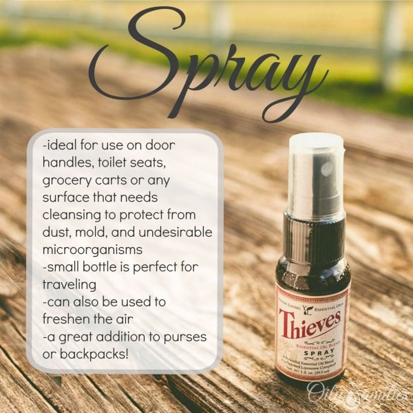 Thieves Spray - for use in yucky places for non-toxic cleaning!