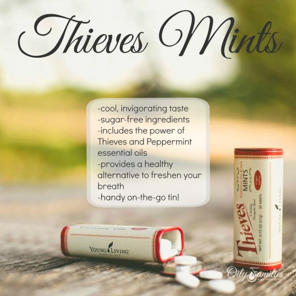 Thieves Mints - Sugar-Free, includes Thieves and Peppermint Essential Oils