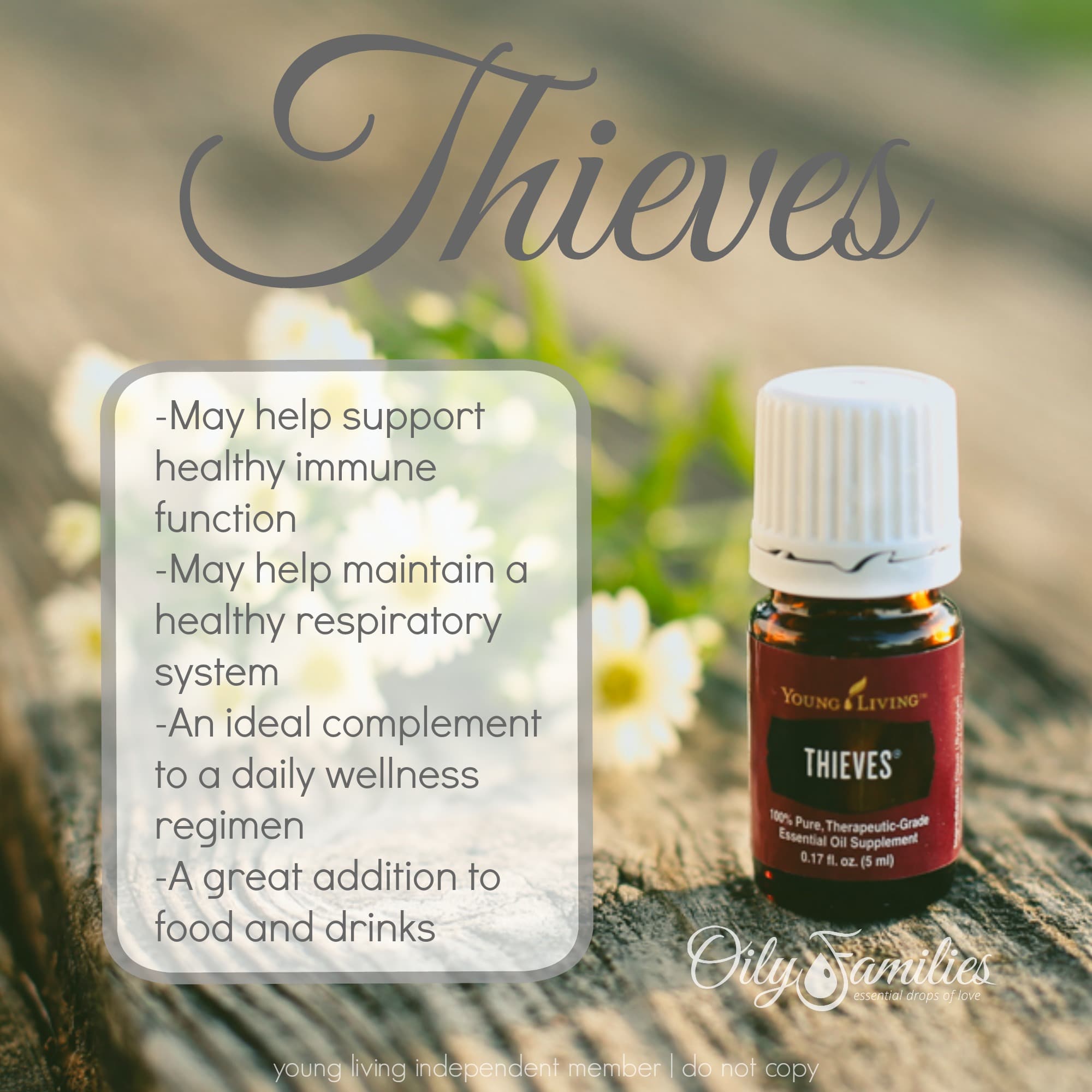 Thieves Essential Oil Blend from Young Living for Respiratory and Immune Support