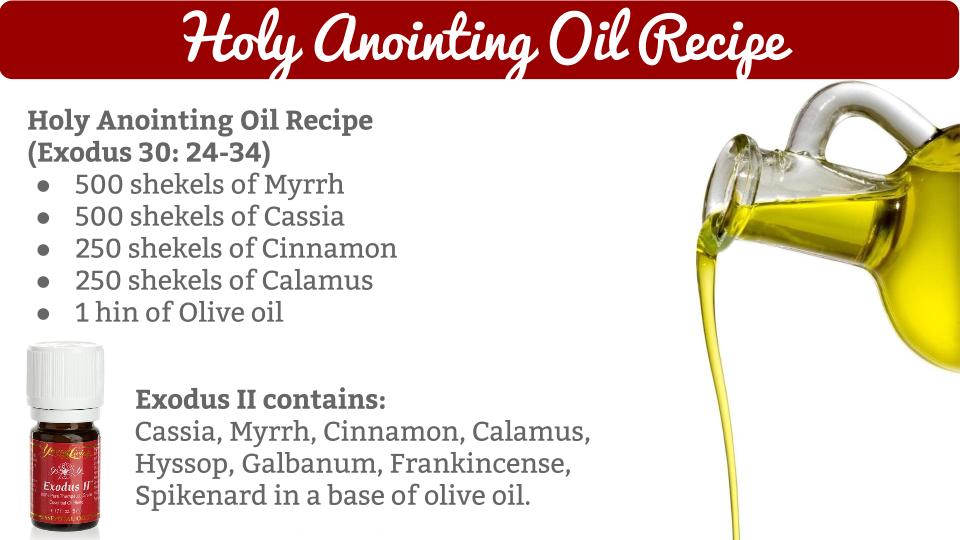 Holy Anointing Recipe from the Bible using Essential Oils