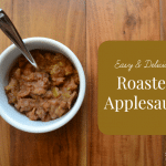 This recipe shows you how to make the most delicious applesauce using only one dish! No mess. Your family will adore this real food recipe.