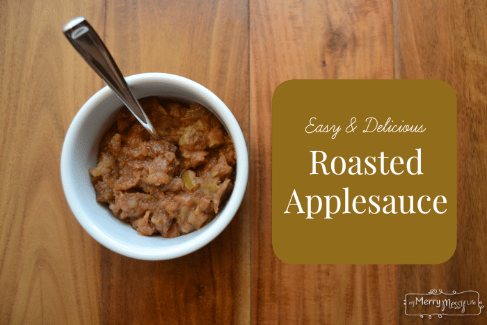 Easy Roasted Homemade Applesauce
