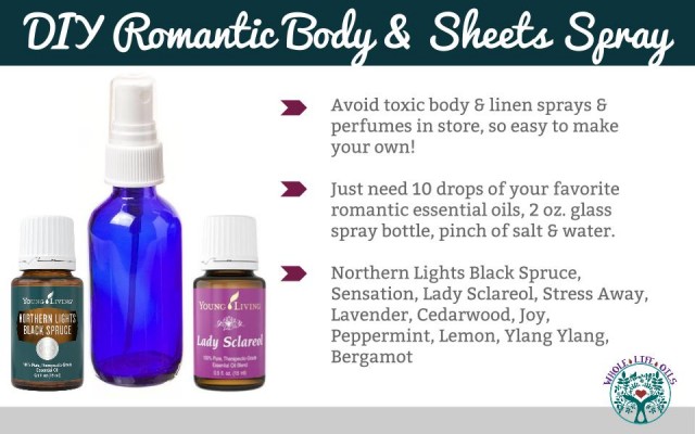 Romantic Body and Sheets Spray with Essential Oils
