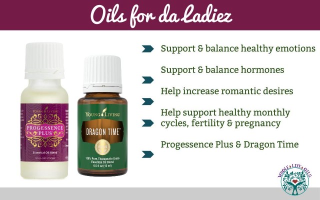 Essential Oils for the Ladies for Emotional and Hormone Balance