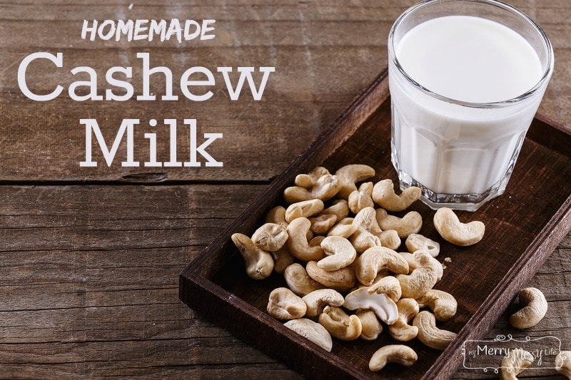 Easy, Creamy, Homemade Cashew Milk - a tasty dairy-free option!