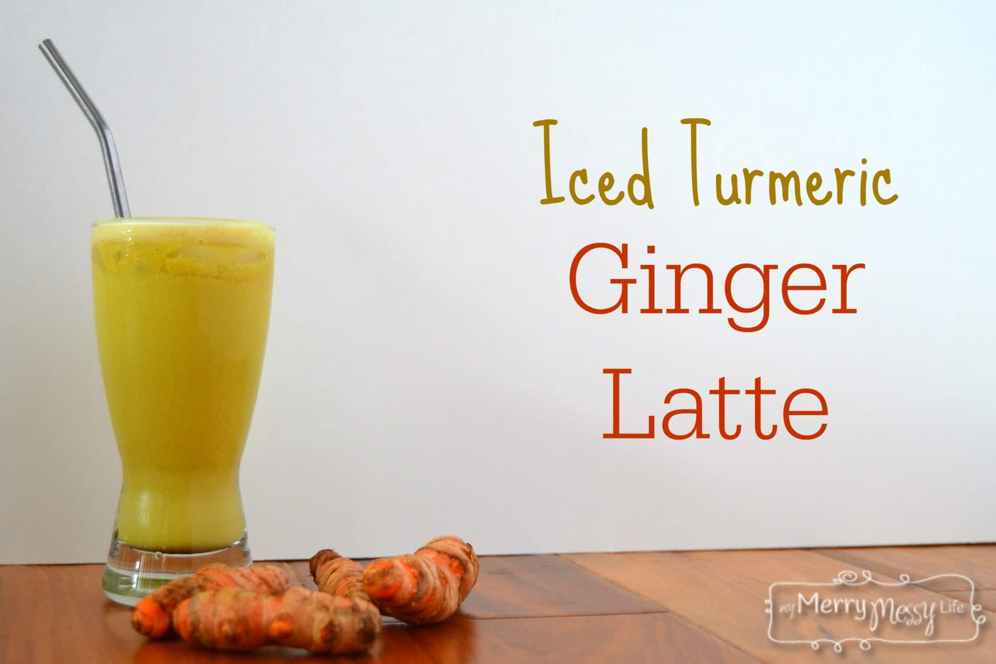 Anti-Inflammatory Iced Turmeric Ginger Latte