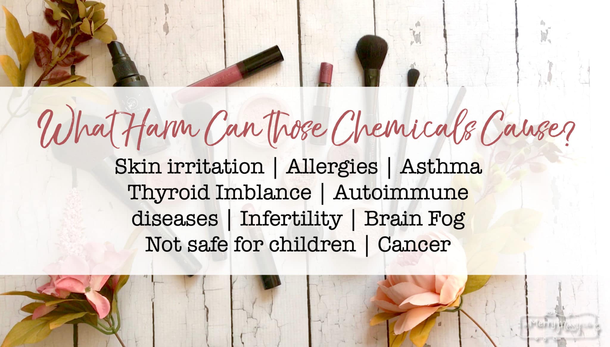 What do chemicals in cosmetics do to our health?