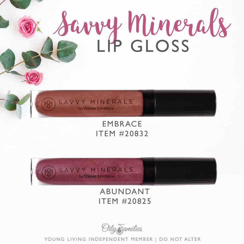 Savvy Minerals by Young Living Lip Gloss Shades