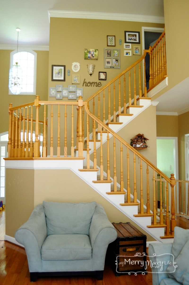 Easy Stairway Wall Gallery Tutorial