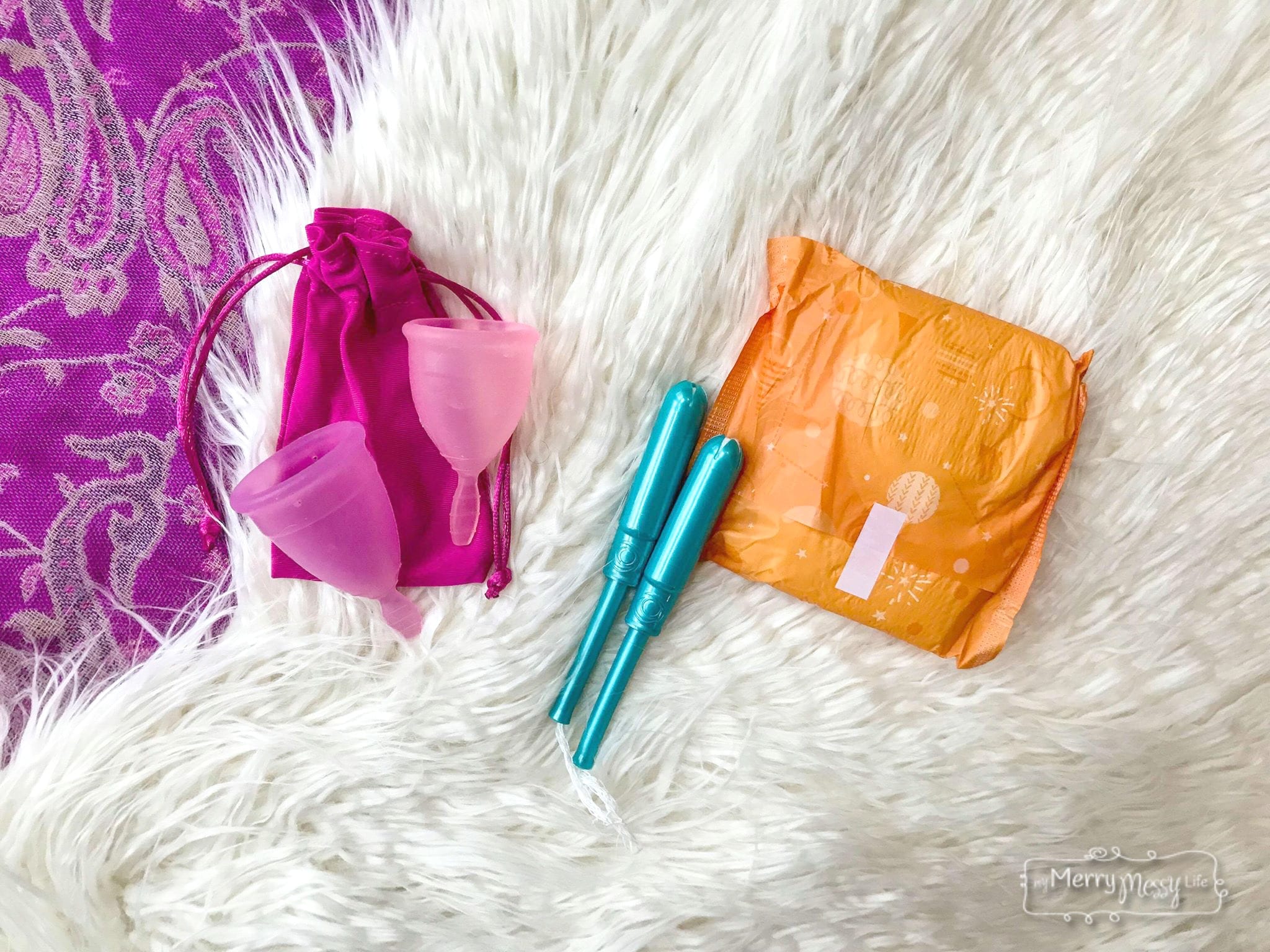 Ditch the pads and tampons for a menstrual cup!