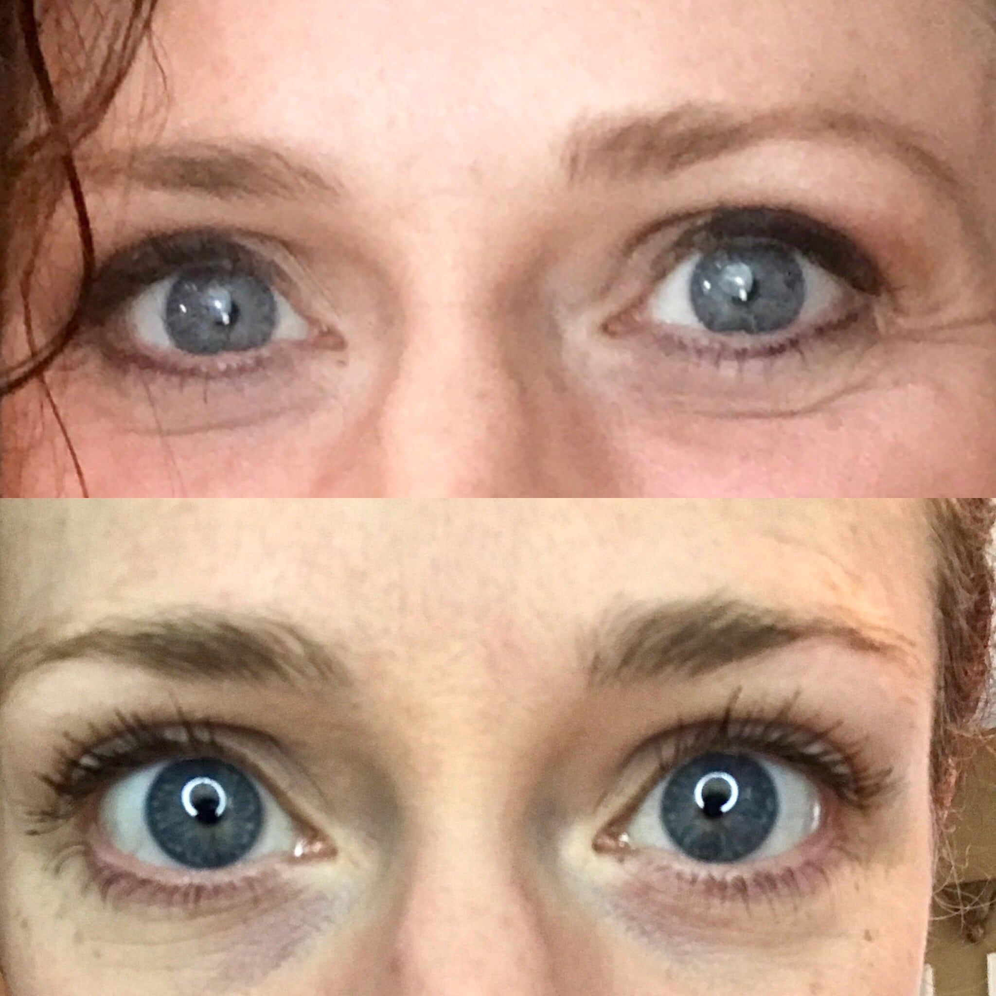 Long Lashes - Growth Before and After!