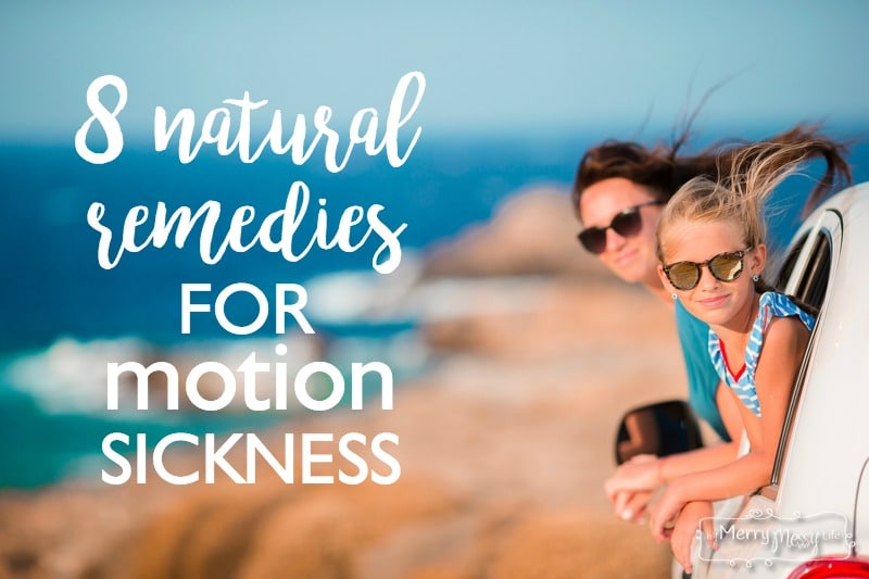 8 Natural Remedies for Motion Sickness - help for traveling by plane, train, and car using things like Peppermint Essential Oil, motion sickness bands, Ginger and Peppermint candies and more!