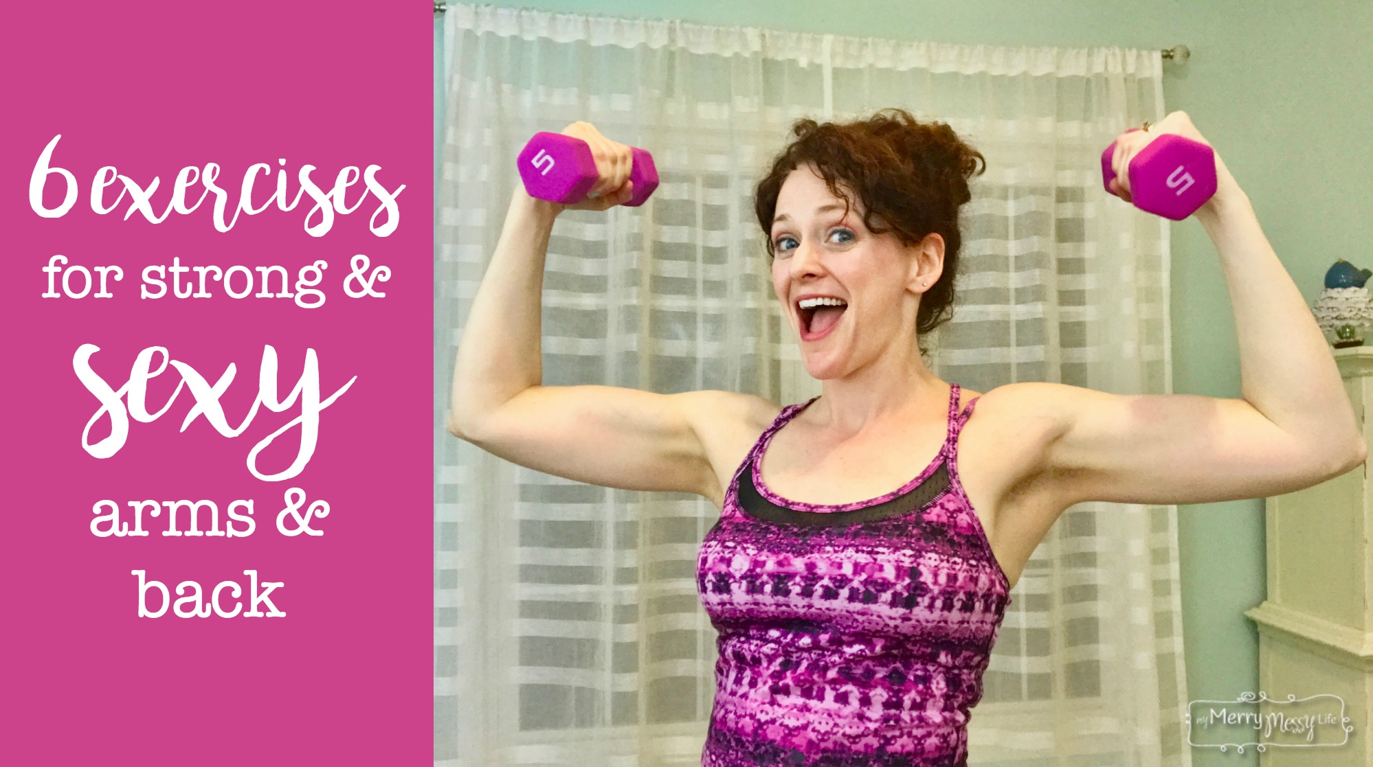 6 Exercises for strong and sexy arms and back - just 15 minutes total!