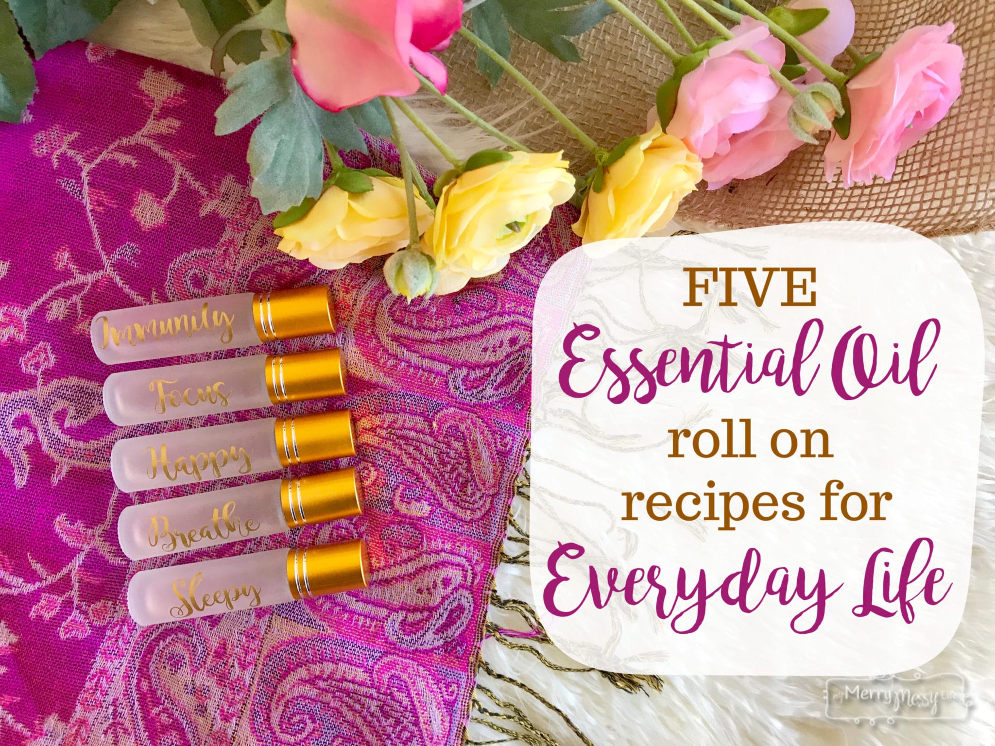 5 Essential Oil Roll On Recipes for Everyday Life