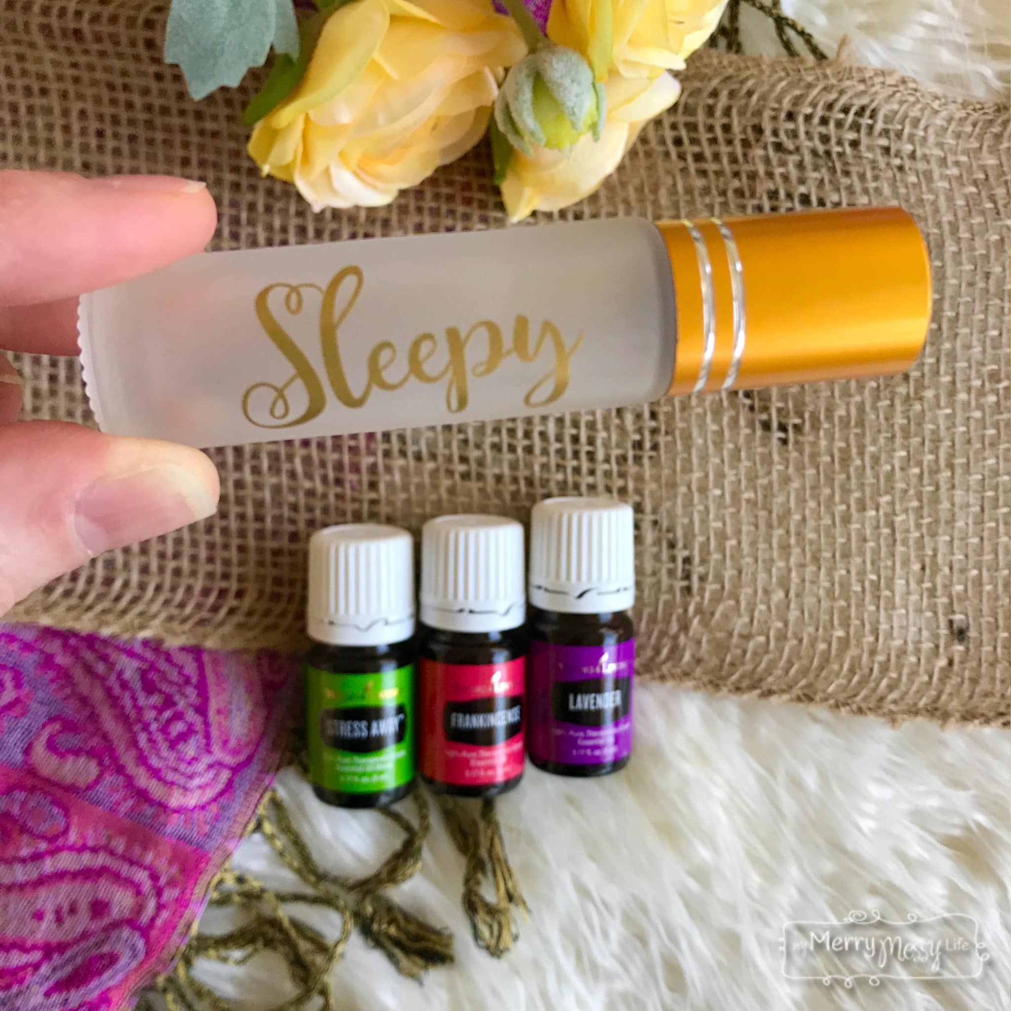 Essential Oil Roll On Recipe for a Great Night's Sleep