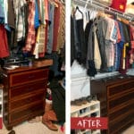How I Decluttered My Master Closet with the KonMari Method - Before and After