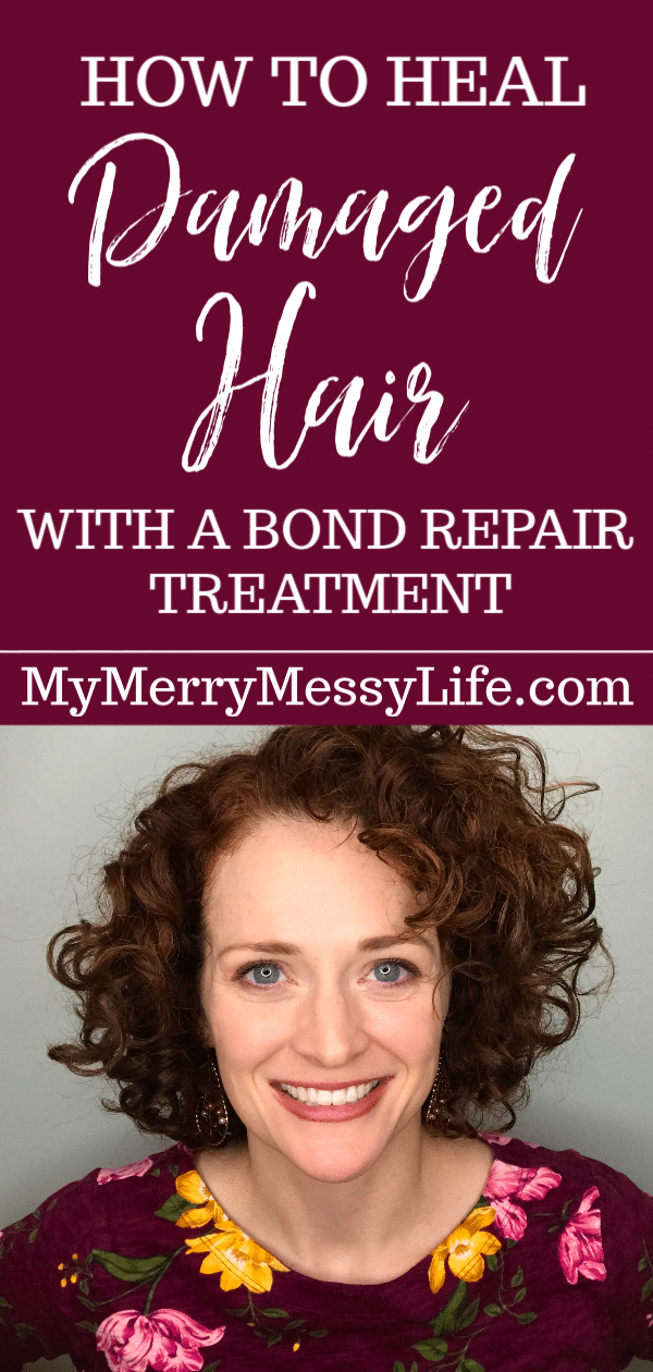 How to Repair Damaged Hair (and curly hair) with a Bond Repair Treatment like OlaPlex